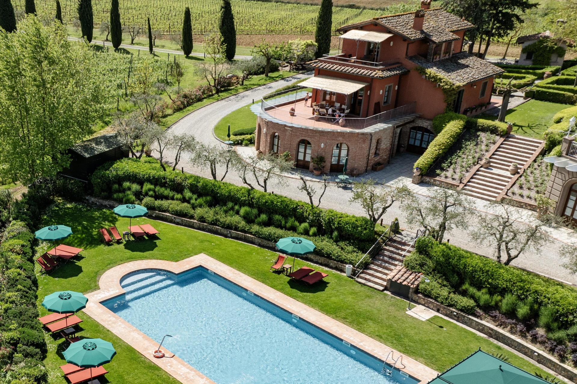 Luxe wijnhuis bij Pisa